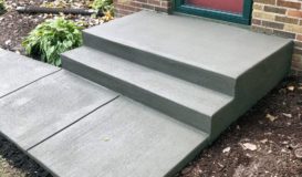 Concrete Steps and Walkway
